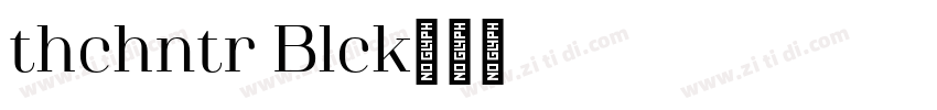 Athachantr Black字体转换